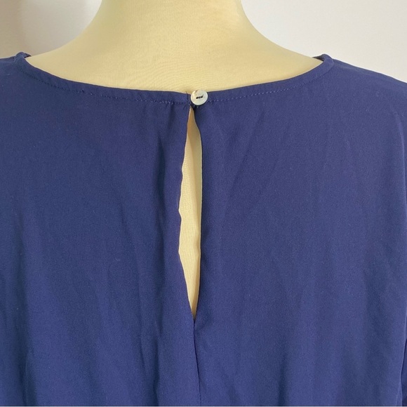 DR2 Dark Blue Inset Dress Pockets in Skirt - Picture 5 of 10